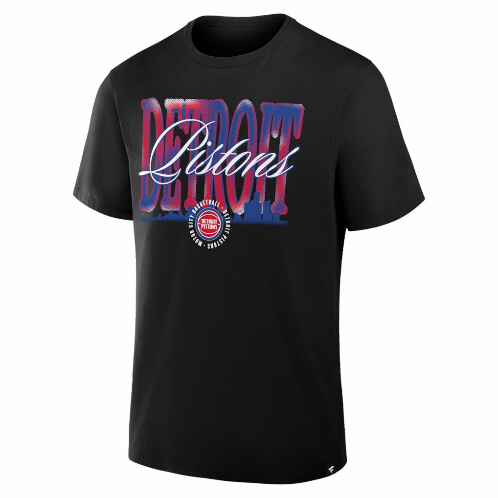Detroit Pistons Chrome Legacy T-Shirt Black