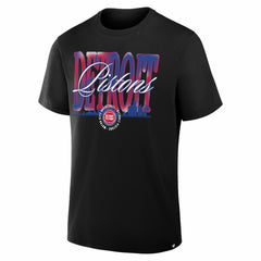 Detroit Pistons Chrome Legacy T-Shirt Black