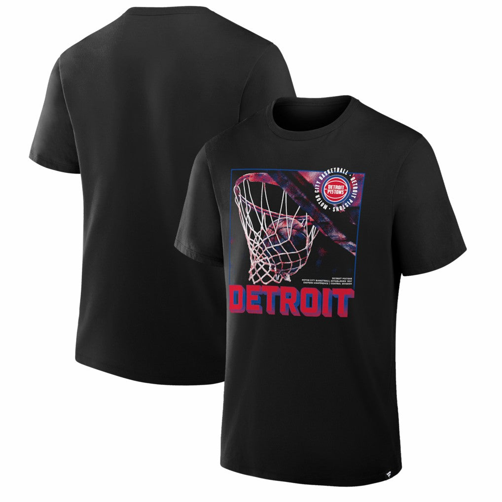 Detroit Pistons Chrome Legacy T-Shirt Black