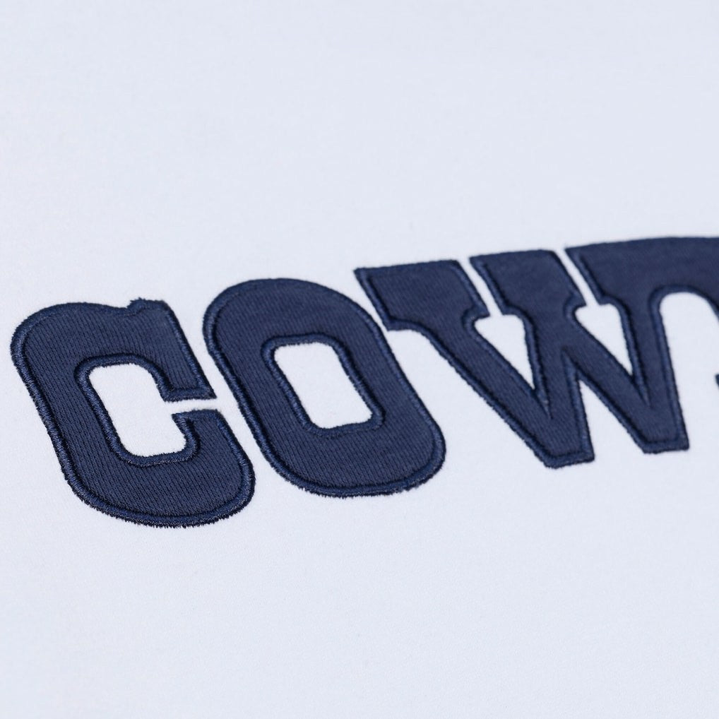 Dallas Cowboys White Out Fleece Sweatshirt - White - Mitchell & Ness