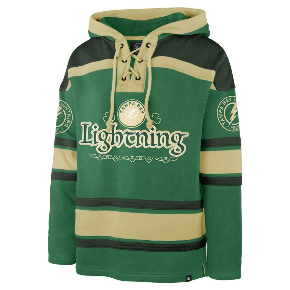 Tampa Bay Lightning '47 McLucky Superior Lacer Hoodie - Kelly Green | 47 brand Clearance