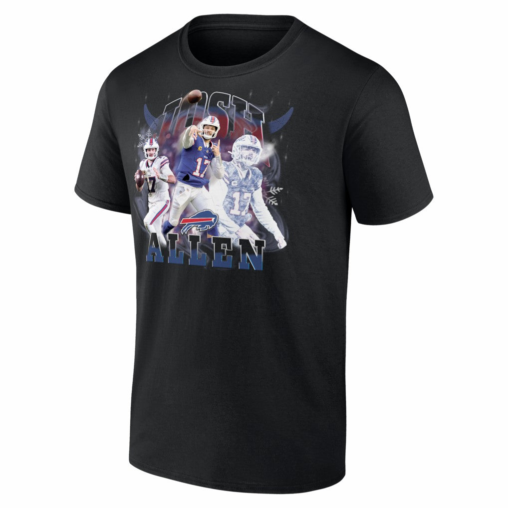 Josh Allen Buffalo Bills Notorious T-Shirt - Black - NFL