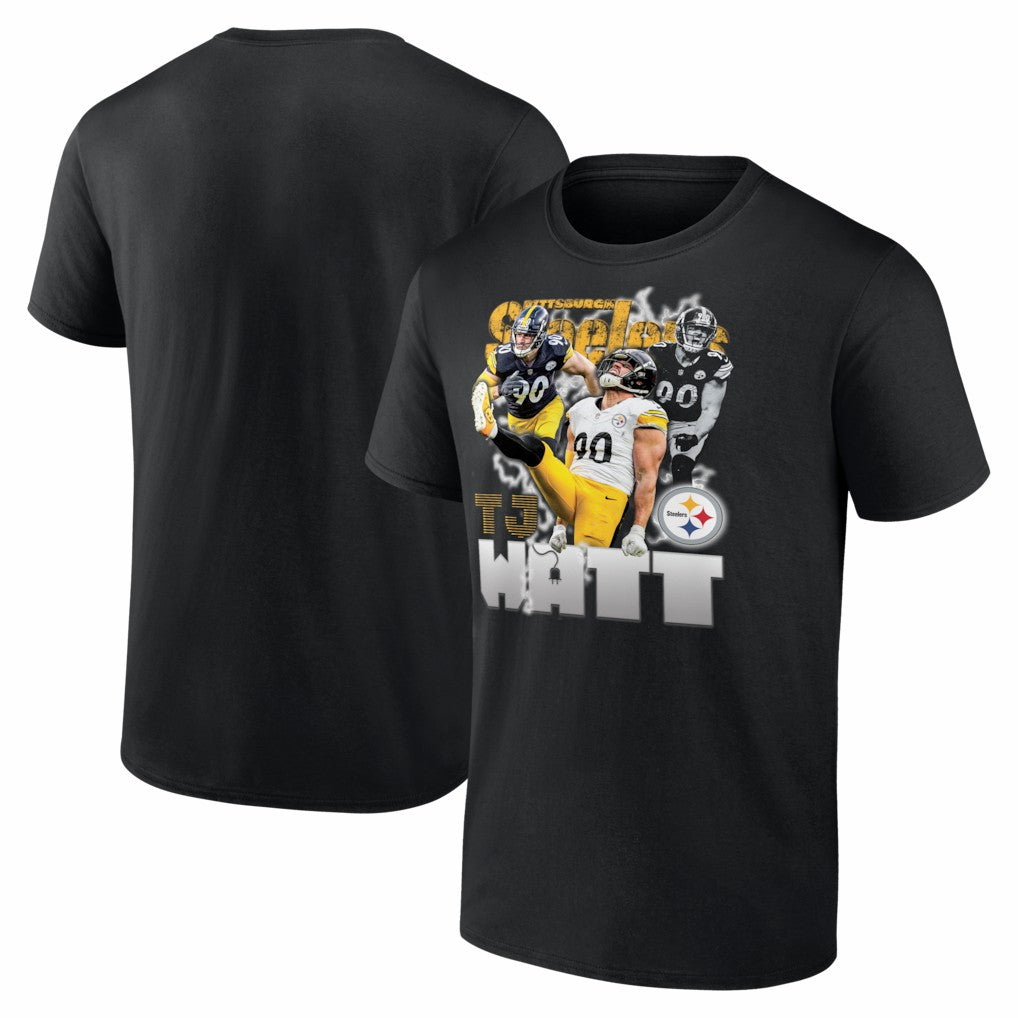 T.J. Watt Pittsburgh Steelers Notorious T-Shirt - Black - NFL