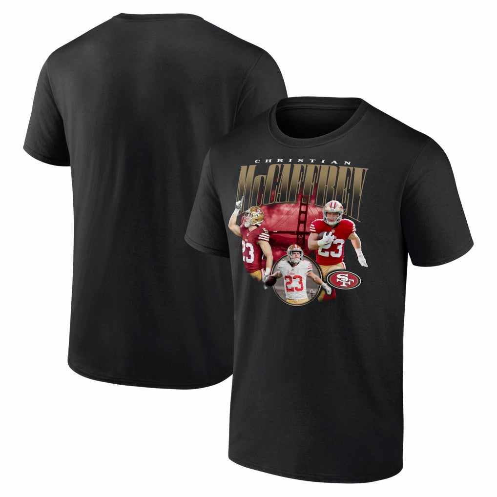 Christian McCaffrey San Francisco 49ers Notorious T-Shirt - Black - NFL
