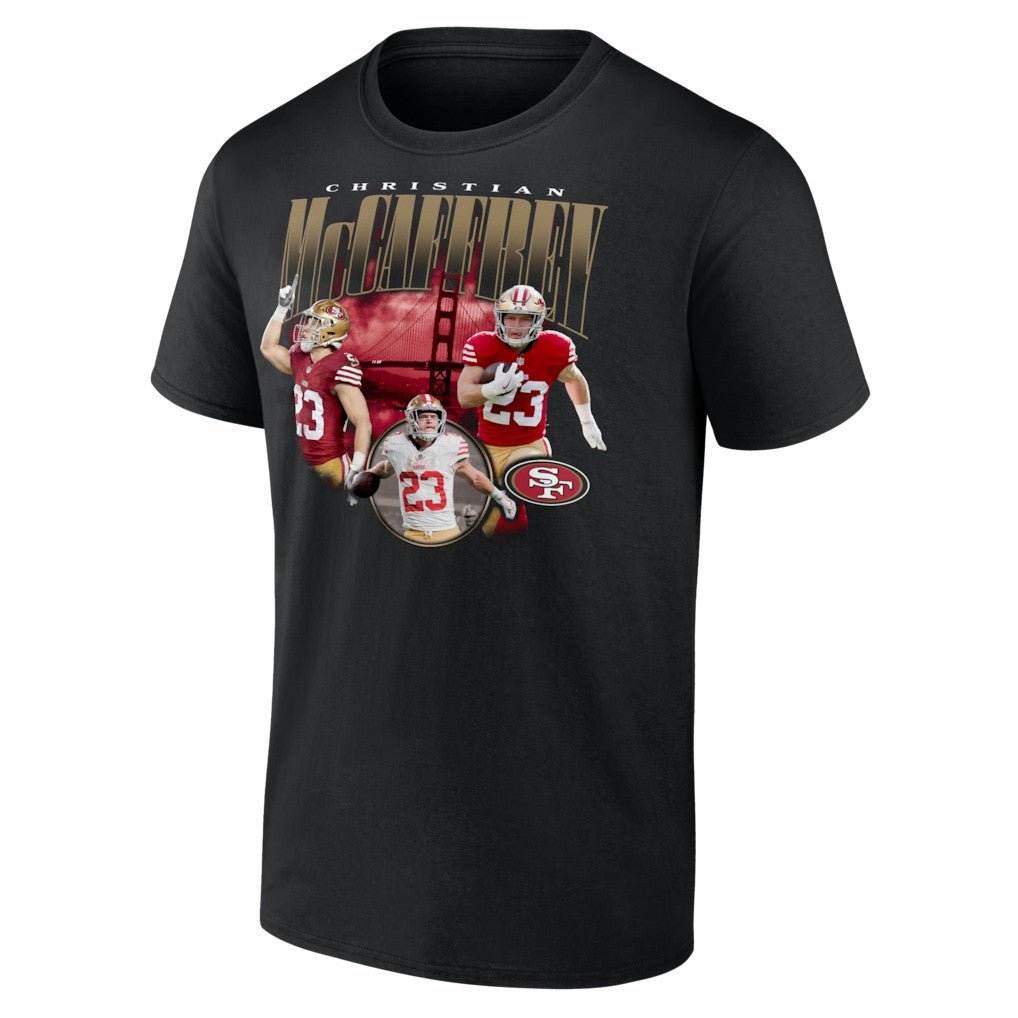 Christian McCaffrey San Francisco 49ers Notorious T-Shirt - Black - NFL