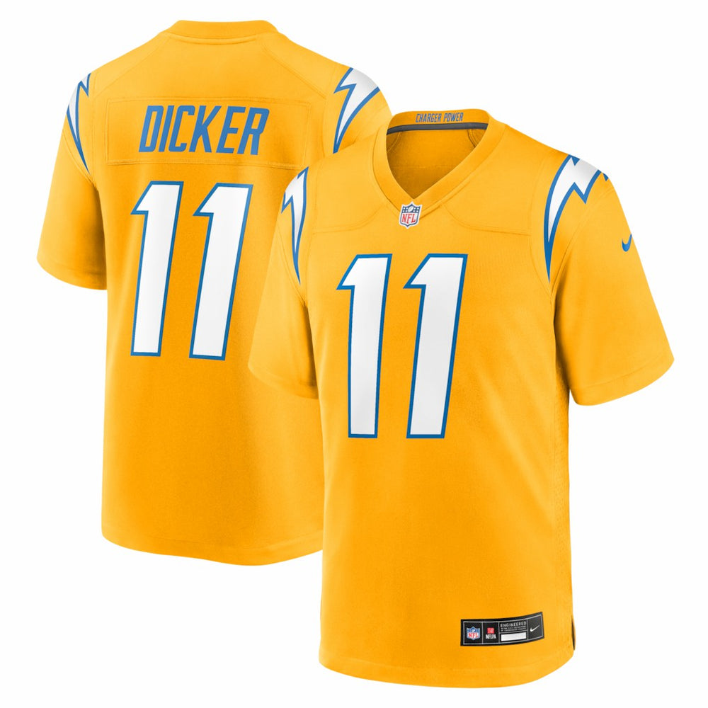 Cameron Dicker Los Angeles Chargers Alternate Game Jersey - Gold - Nike