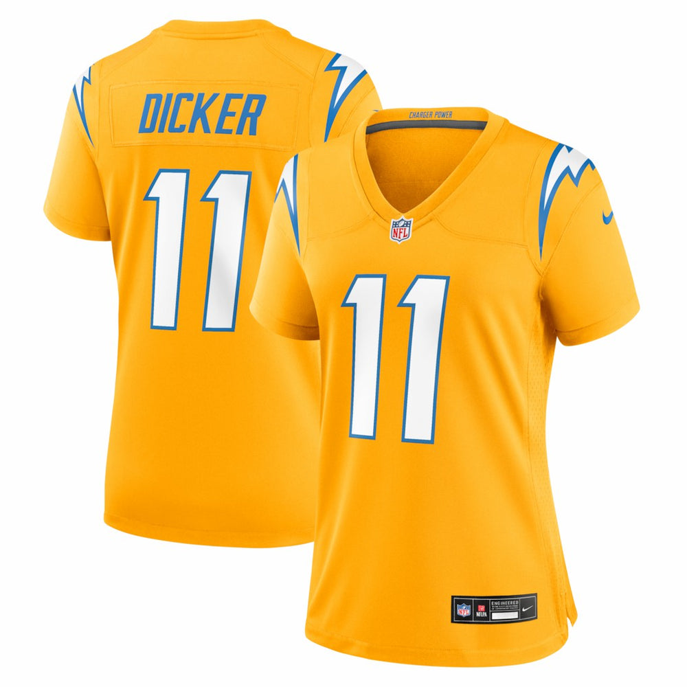 Cameron Dicker Los Angeles Chargers Women's Alternate Game Jersey - Gold - Nike
