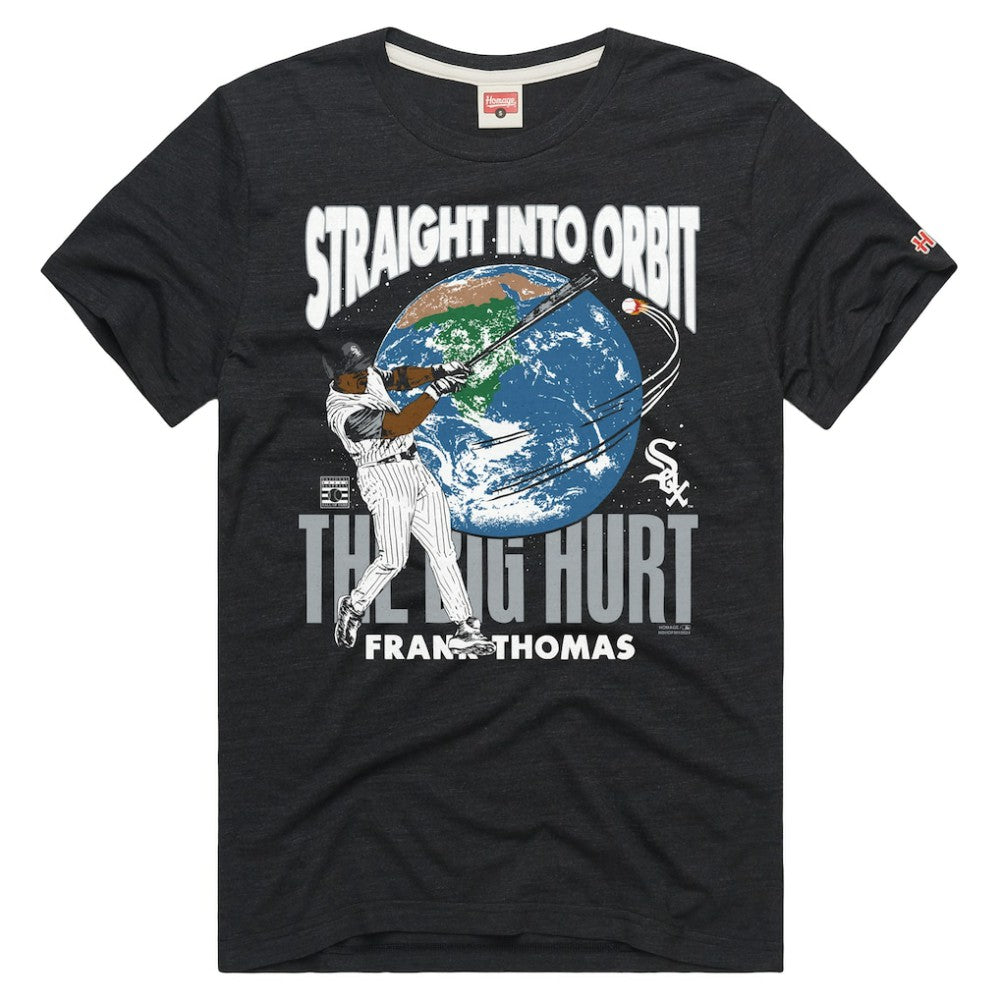 Frank Thomas Chicago White Sox Homage Unisex Straight Into Orbit Player Graphic Tri-Blend T-Shirt Discount