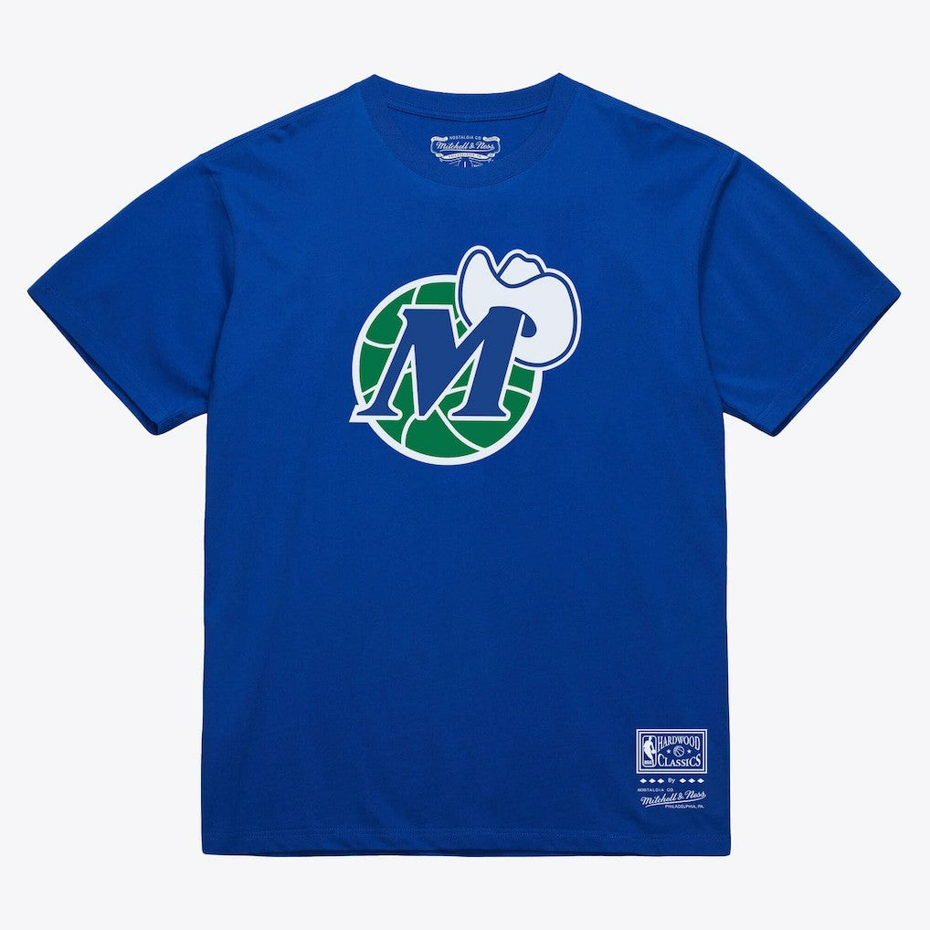 Mitchell & Ness Dallas Mavericks Unisex Hardwood Classics Arch T-Shirt Royal