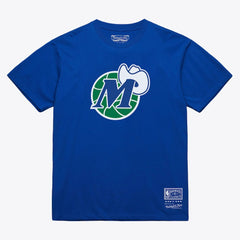 Mitchell & Ness Dallas Mavericks Unisex Hardwood Classics Arch T-Shirt Royal