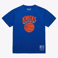 Mitchell & Ness New York Knicks Unisex Hardwood Classics Arch T-Shirt Royal