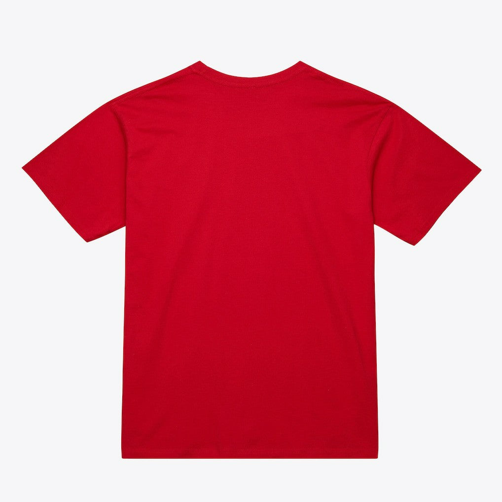Mitchell & Ness Chicago Bulls Unisex Hardwood Classics Arch T-Shirt Red