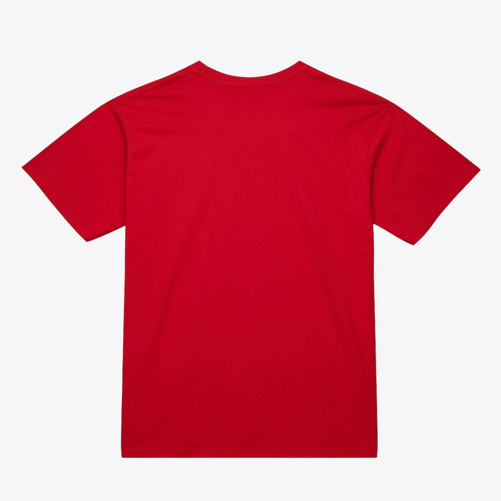Mitchell & Ness Chicago Bulls Unisex Hardwood Classics Arch T-Shirt Red