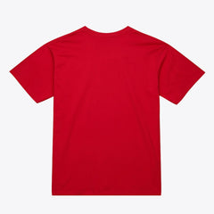 Mitchell & Ness Chicago Bulls Unisex Hardwood Classics Arch T-Shirt Red
