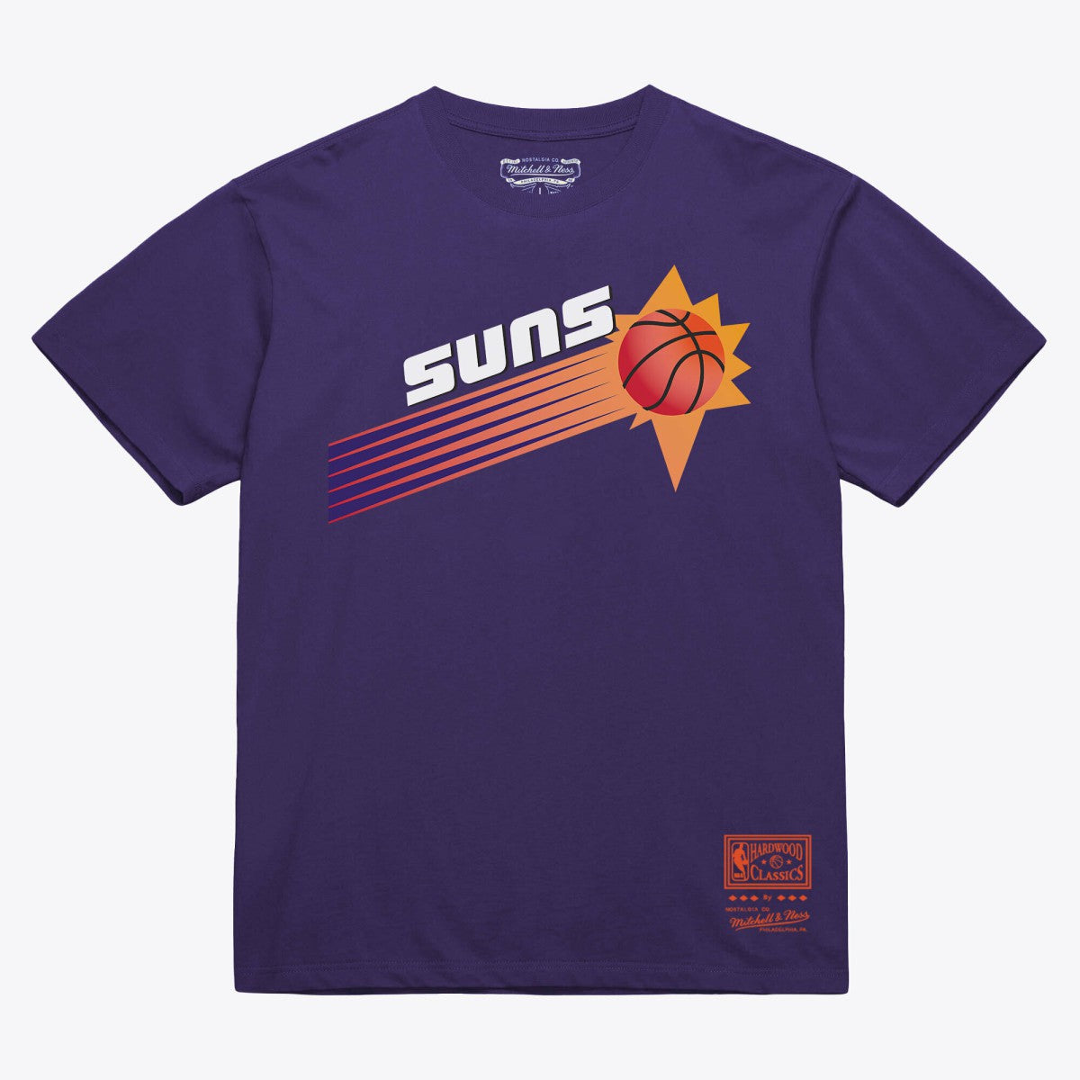 Mitchell & Ness Phoenix Suns Unisex Hardwood Classics Arch T-Shirt Purple