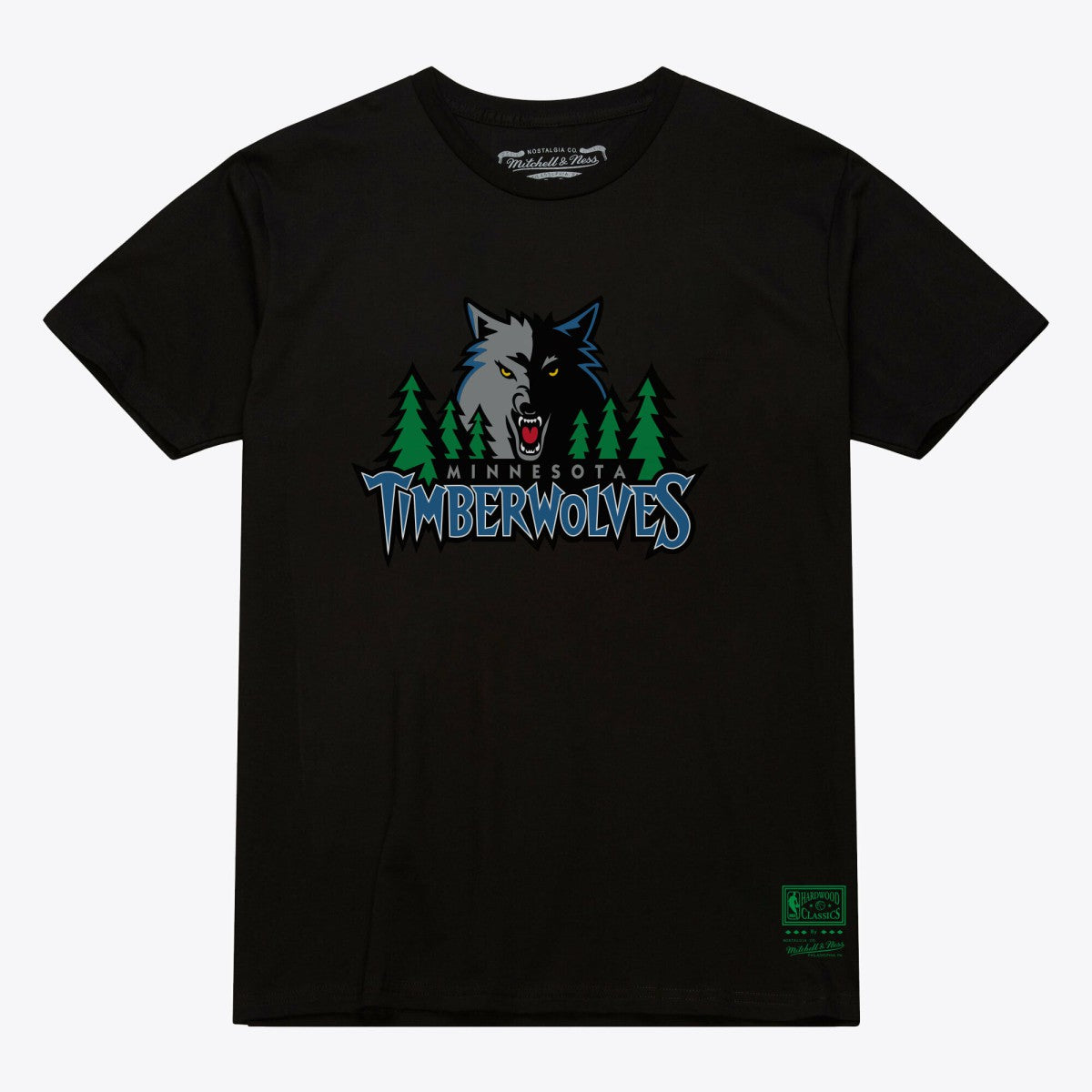 Mitchell & Ness Minnesota Timberwolves Unisex Hardwood Classics Arch T-Shirt Black