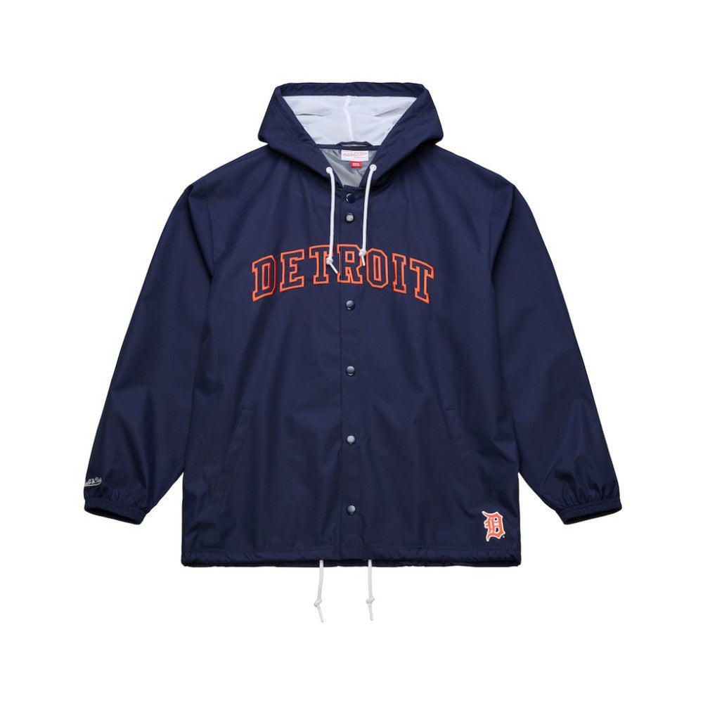 Detroit Tigers Mitchell & Ness Full-Snap Hooded Coaches Jacket Online