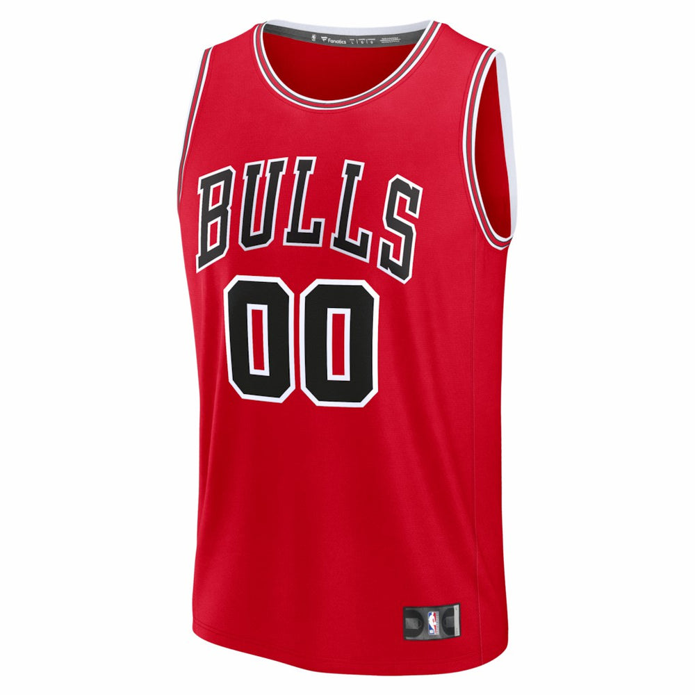 Fanatics Chicago Bulls Youth Fastbreak Custom Jersey Icon Editi- Red
