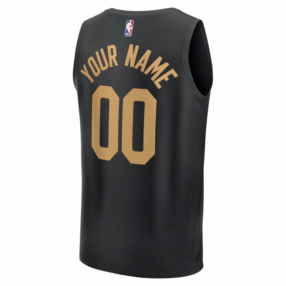Fanatics Cleveland Cavaliers Fastbreak Custom Jersey Statement Editi- Black