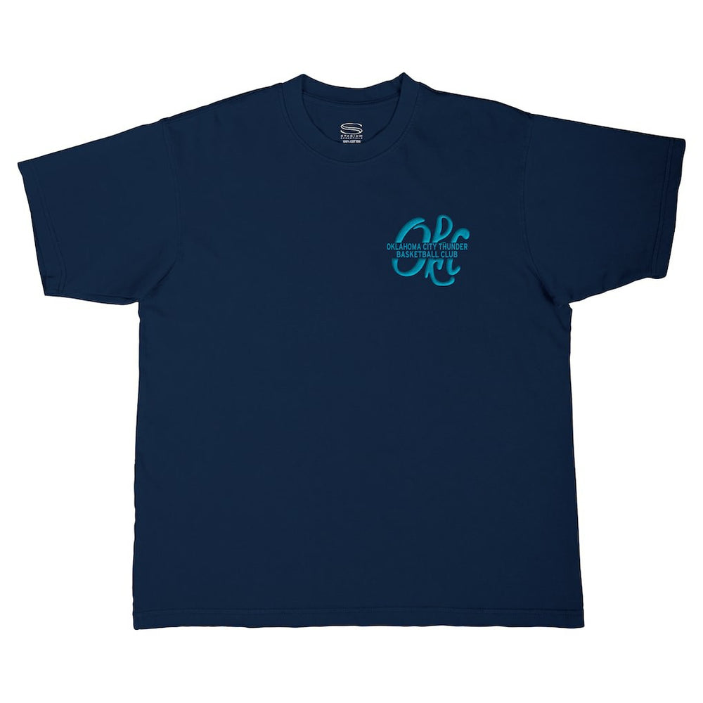 Oklahoma City Thunder Stadium Essentials Unisex Local Barfly Urban T-Shirt Navy