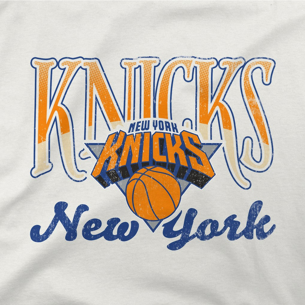New York Knicks Stadium Essentials Unisex Sky High Hoodie Oatmeal