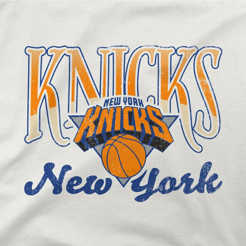 New York Knicks Stadium Essentials Unisex Sky High Hoodie Oatmeal