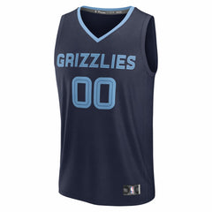 Fanatics Memphis Grizzlies Youth Fastbreak Custom Jersey Icon Edition Navy