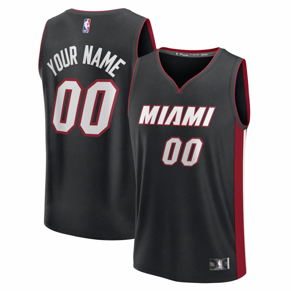 Fanatics Miami Heat Fastbreak Custom Jersey Icon Edition Black