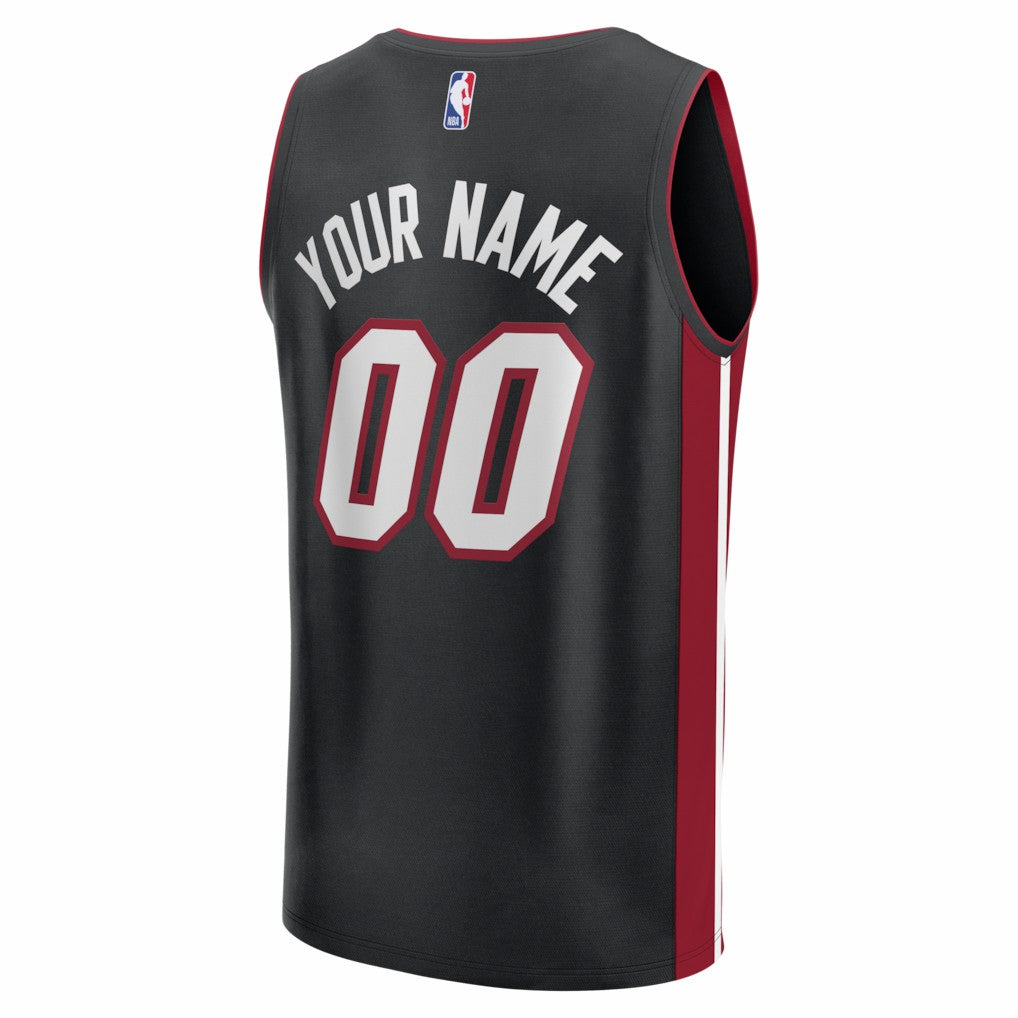 Fanatics Miami Heat Fastbreak Custom Jersey Icon Edition Black