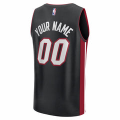 Fanatics Miami Heat Fastbreak Custom Jersey Icon Edition Black