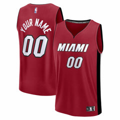 Fanatics Miami Heat Fastbreak Custom Jersey Statement Edition Red