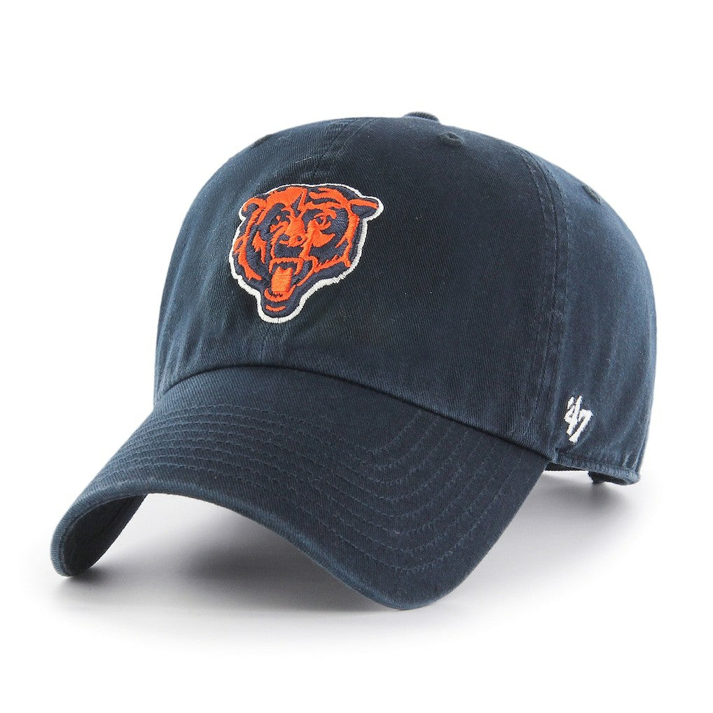 Chicago Bears '47 Historic Logo Clean Up Adjustable Hat - Navy - 47 brand