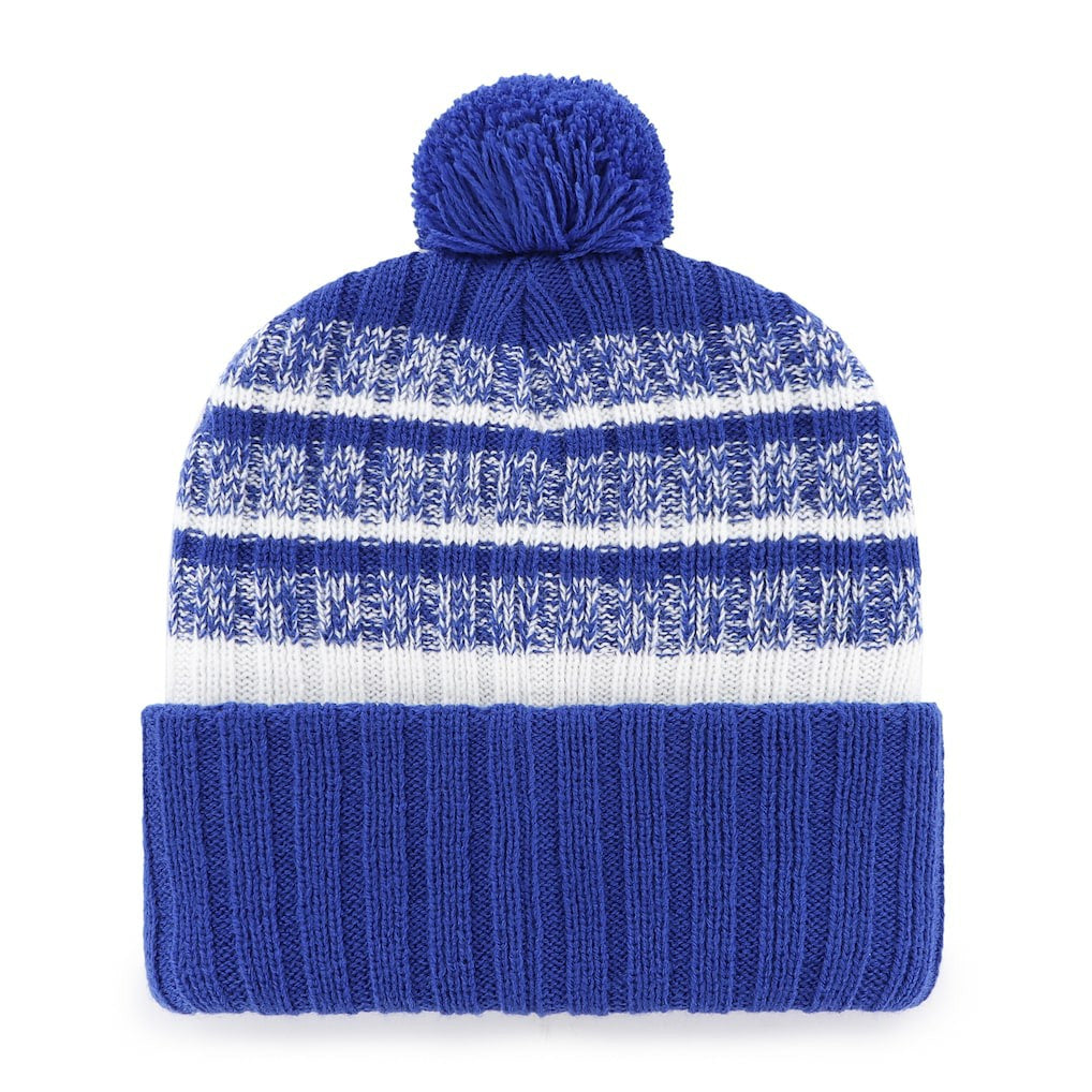 Indianapolis Colts '47 Tavern Cuffed Knit Hat with Pom - Royal/White - 47 brand