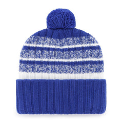 Indianapolis Colts '47 Tavern Cuffed Knit Hat with Pom - Royal/White - 47 brand