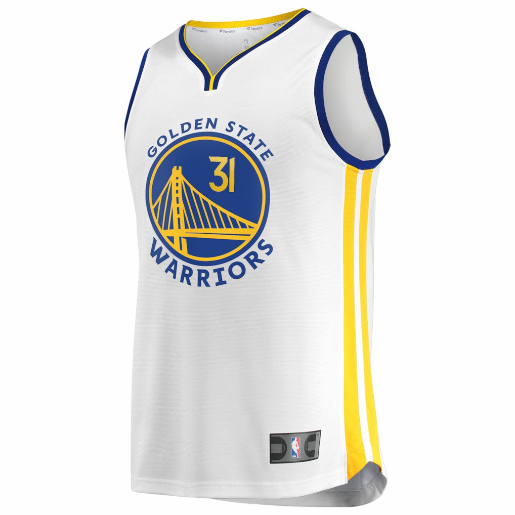 Fanatics Seth Curry Golden State Warriors Fast Break Replica Jersey White Association Edition