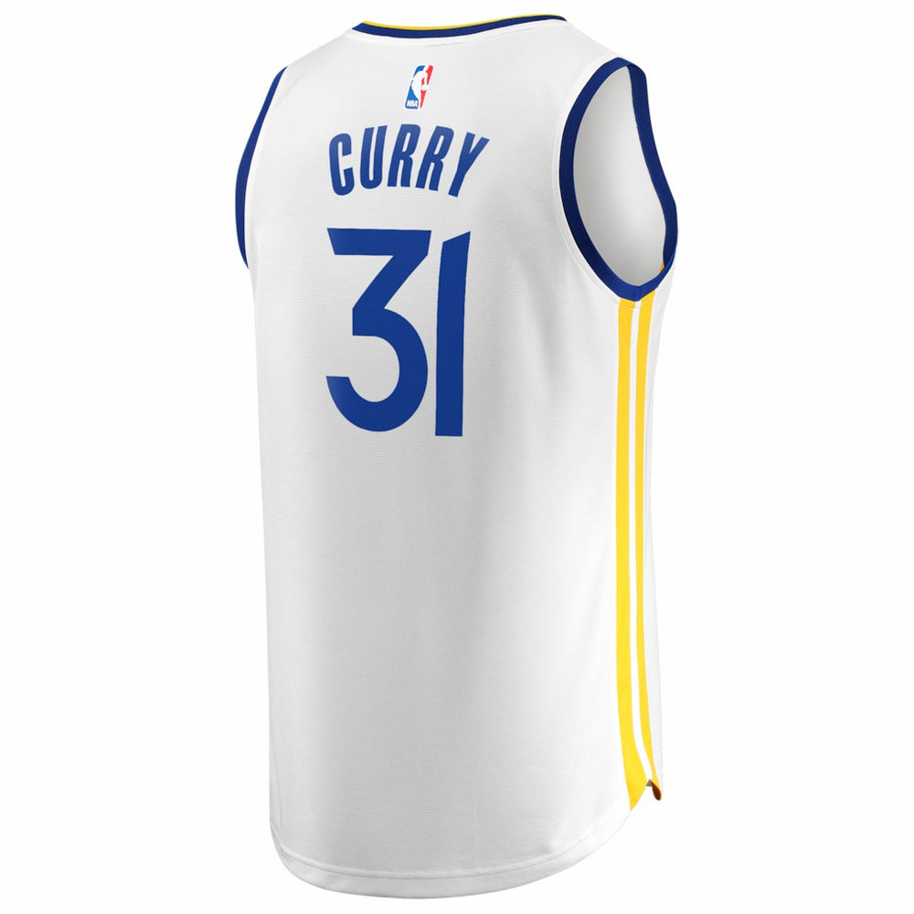 Fanatics Seth Curry Golden State Warriors Fast Break Replica Jersey White Association Edition