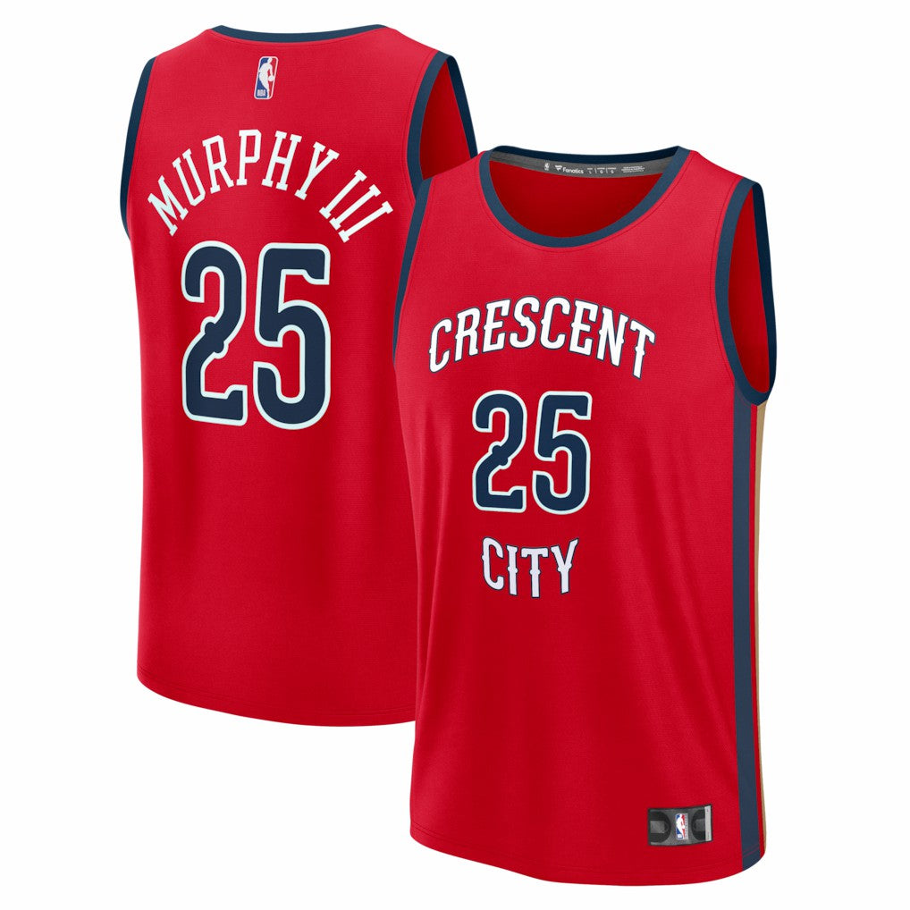 Fanatics Trey Murphy III New Orleans Pelicans Fast Break Replica Player Jersey Statement Edition Red