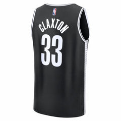 Fanatics Nic Claxton Brooklyn Nets Fast Break Replica Jersey Black Icon Edition