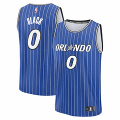 Fanatics Anthony Black Orlando Magic Fast Break Replica Jersey Royal Icon Edition