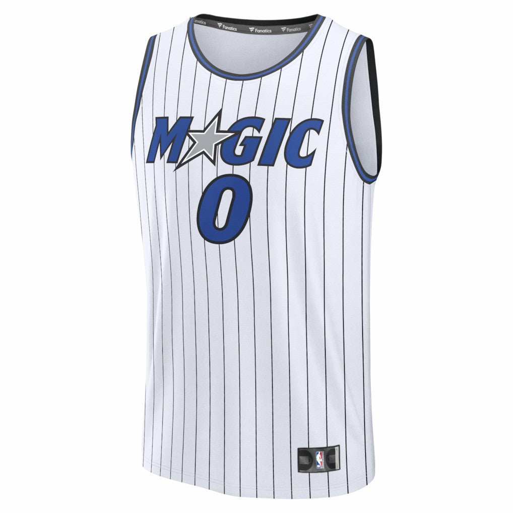 Fanatics Anthony Black Orlando Magic Fast Break Replica Jersey White Association Edition