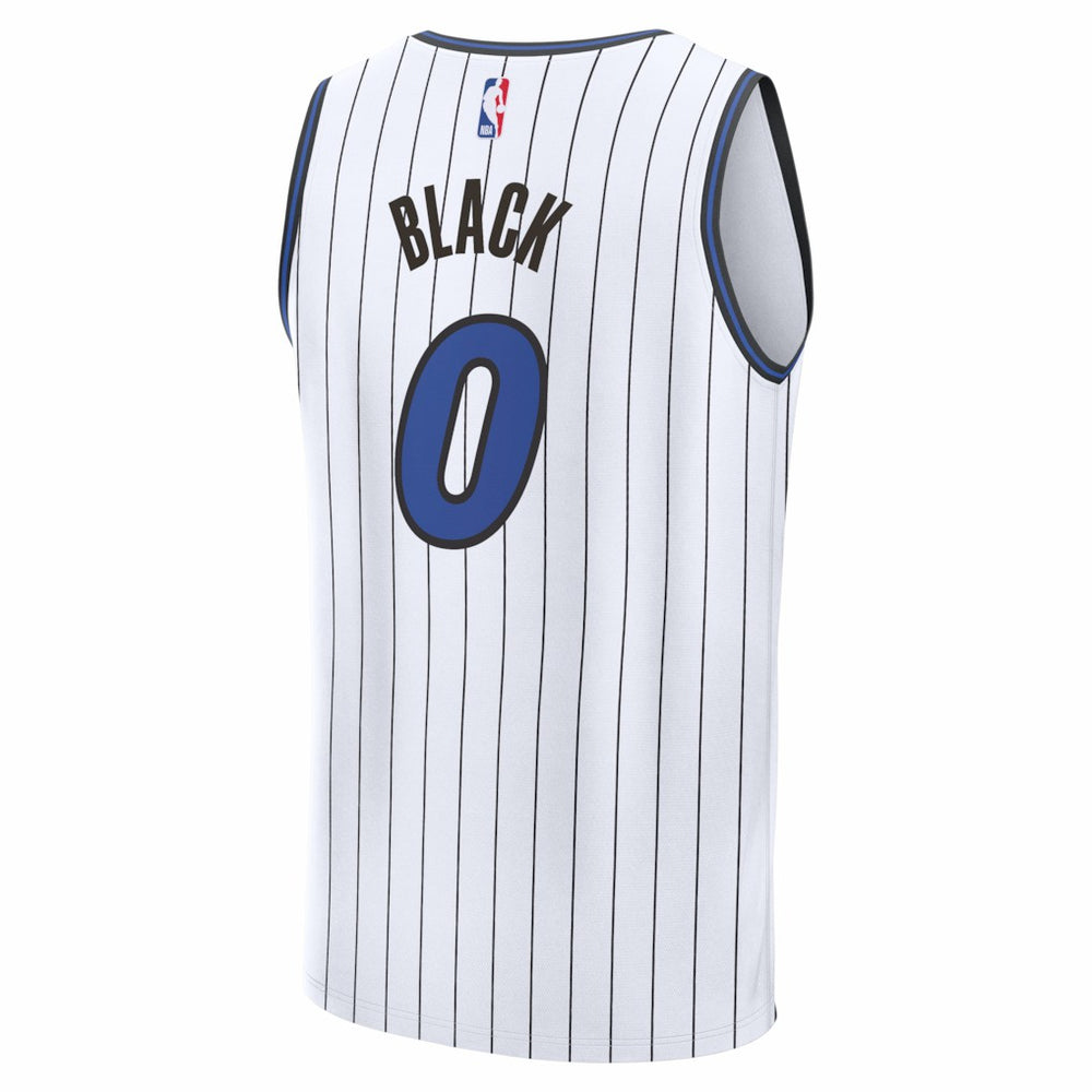 Fanatics Anthony Black Orlando Magic Fast Break Replica Jersey White Association Edition
