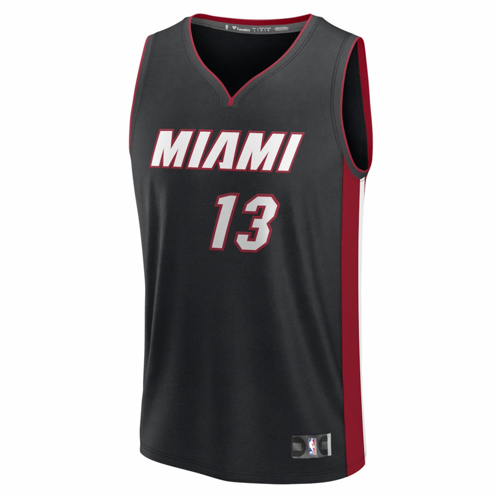 Fanatics Bam Adebayo Miami Heat Fast Break Replica Jersey Black Icon Edition