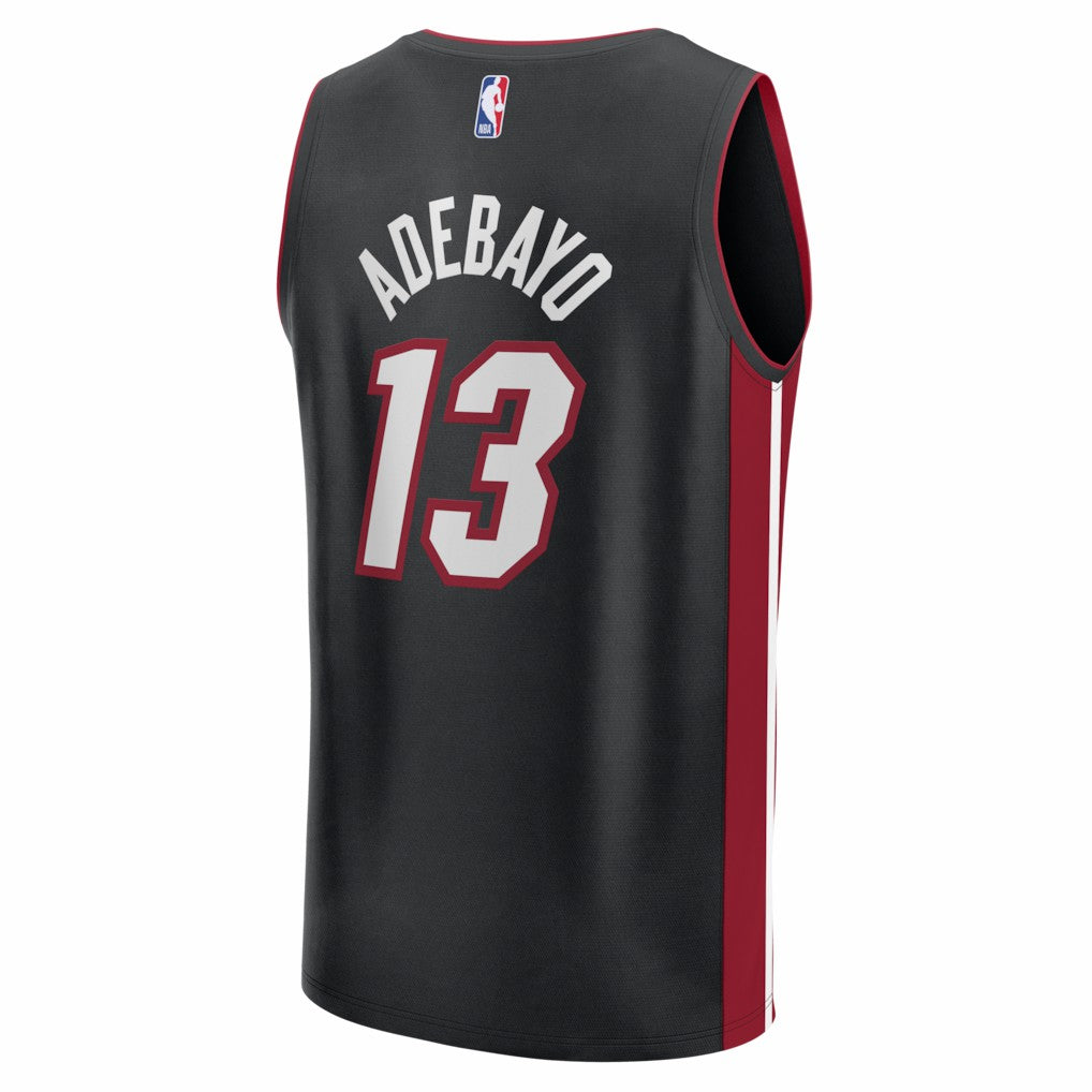 Fanatics Bam Adebayo Miami Heat Fast Break Replica Jersey Black Icon Edition