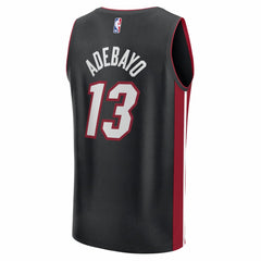 Fanatics Bam Adebayo Miami Heat Fast Break Replica Jersey Black Icon Edition