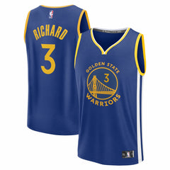 Fanatics Will Richard Golden State Warriors Fast Break Replica Jersey Blue Icon Edition