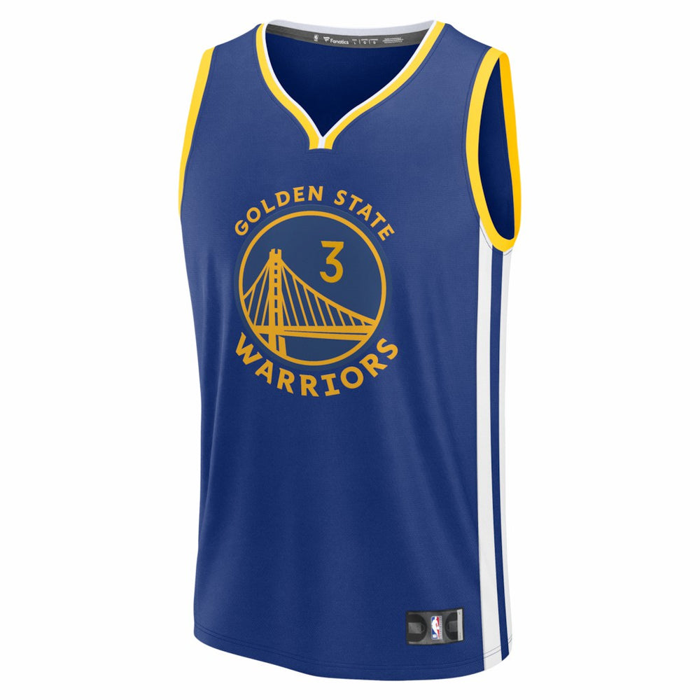 Fanatics Will Richard Golden State Warriors Fast Break Replica Jersey Blue Icon Edition