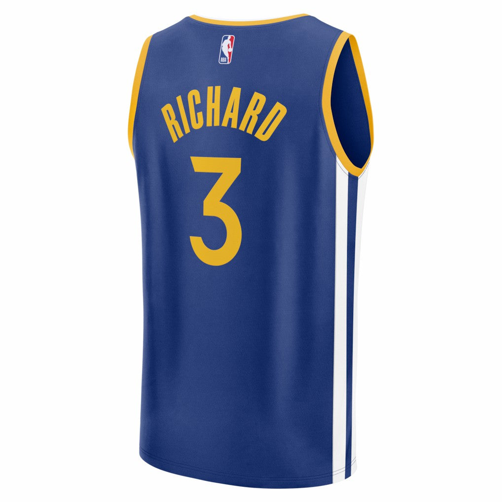 Fanatics Will Richard Golden State Warriors Fast Break Replica Jersey Blue Icon Edition