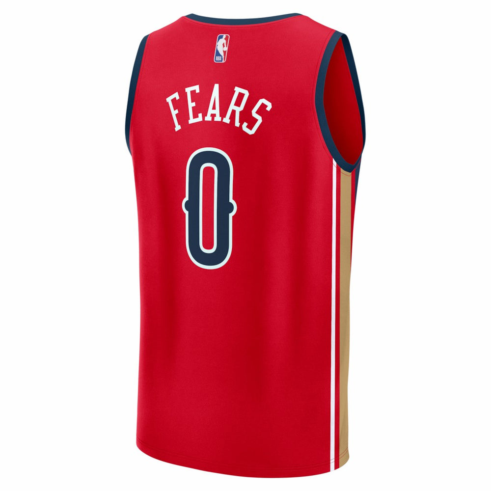Fanatics Jeremiah Fears New Orleans Pelicans Fast Break Replica Player Jersey Statement Edition Red