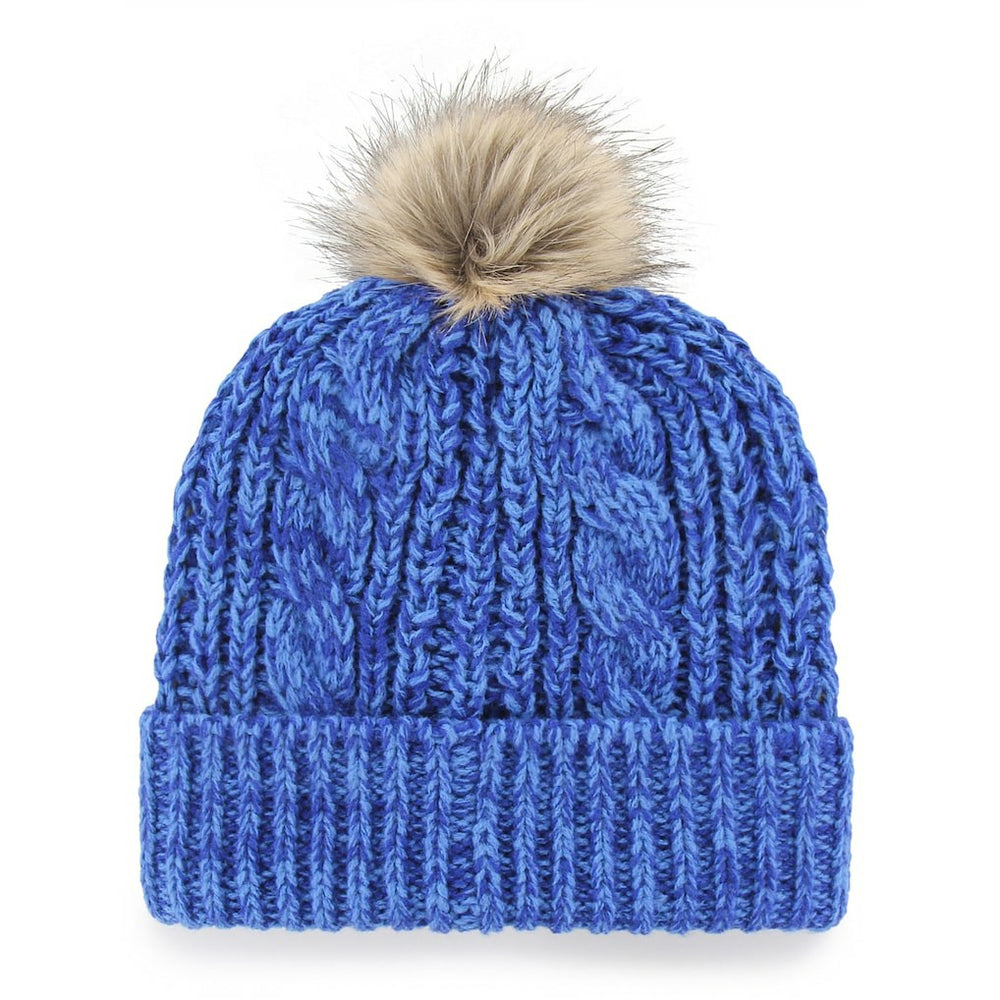 Indianapolis Colts '47 Women's Meeko Cuffed Knit Hat with Pom - Royal - 47 brand