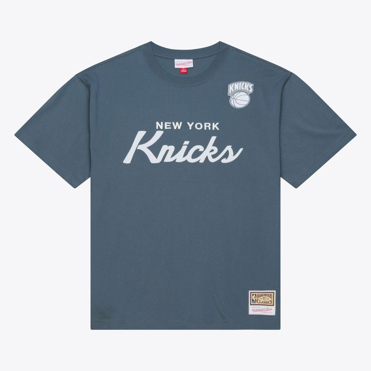 Mitchell & Ness New York Knicks Thunderstorm T-Shirt Blue